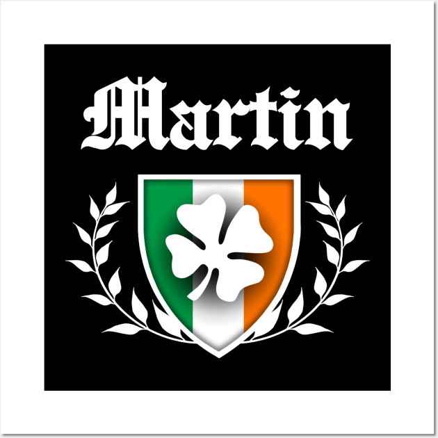 Martin Shamrock Crest Wall Art by robotface